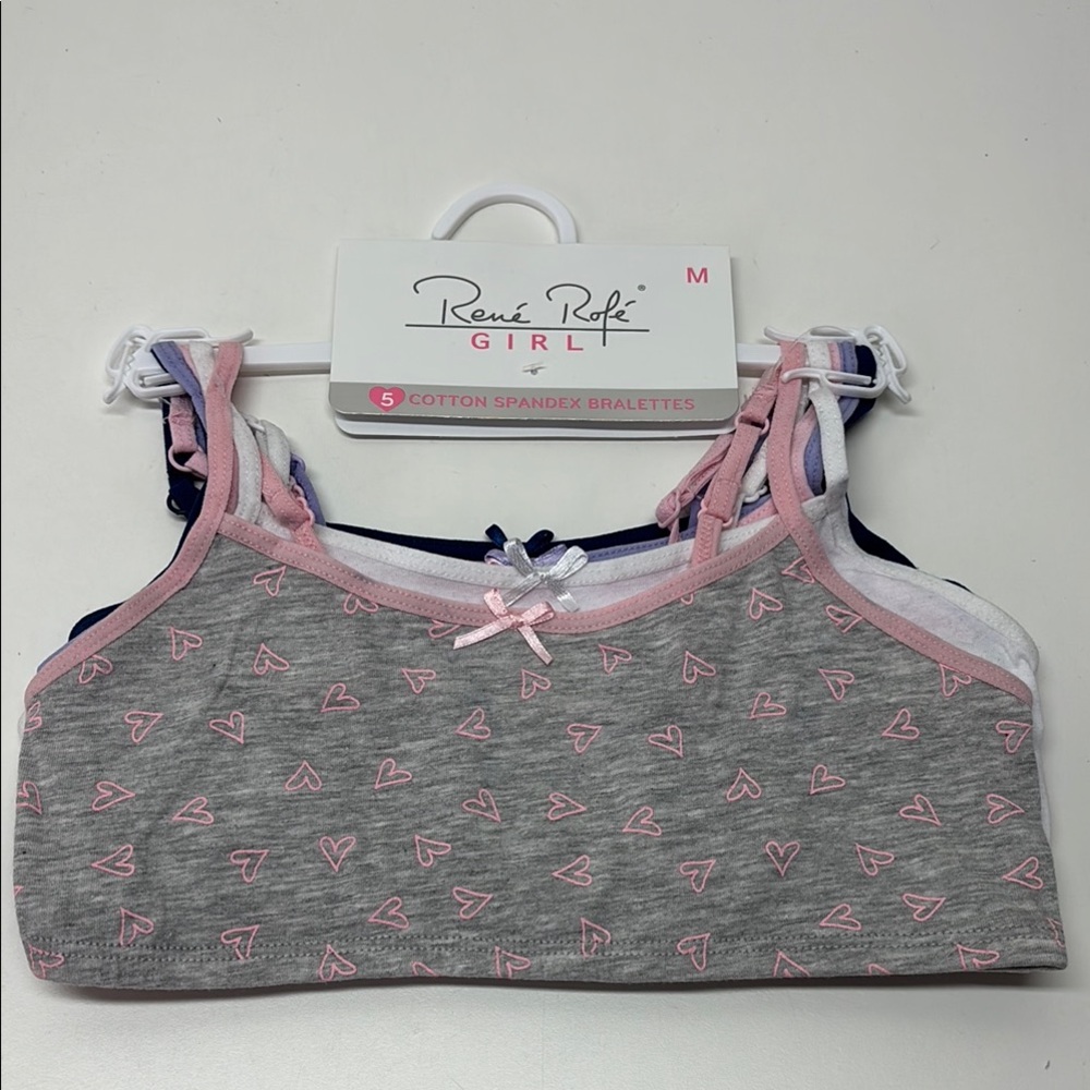 Rene Rofe Girls' Gray and Pink Tank Tops
5 pcs